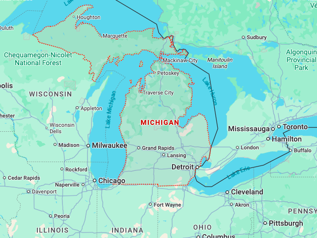 Road Tech Services service area in Michigan